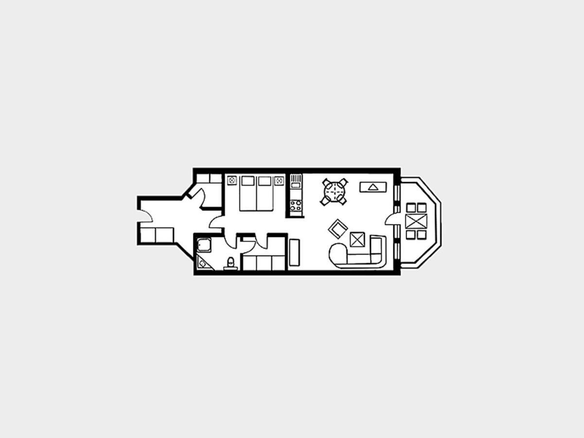 Strandvillen Binz - 1-Raum-Ferienwohnung Mit Meerblick Und Balkon Sv-763 Exterior foto
